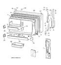 Diagram for 1 - Freezer Door