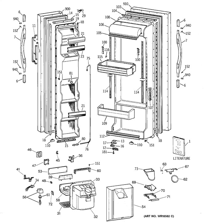 Diagram for CSX25GRBBWW