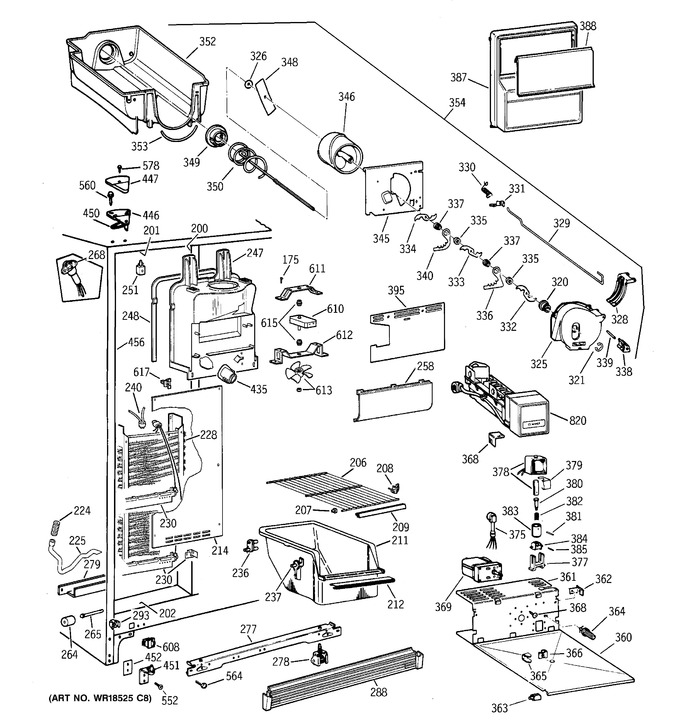 Diagram for CSX25GRBBAA