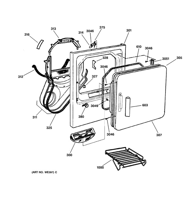 Diagram for DPSF505EW1AA