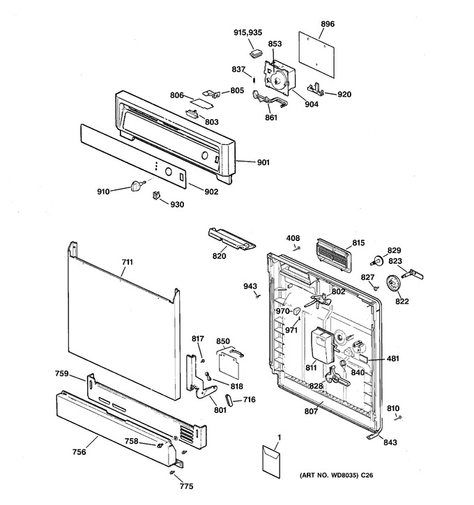 Diagram for GSD2000Z04WH