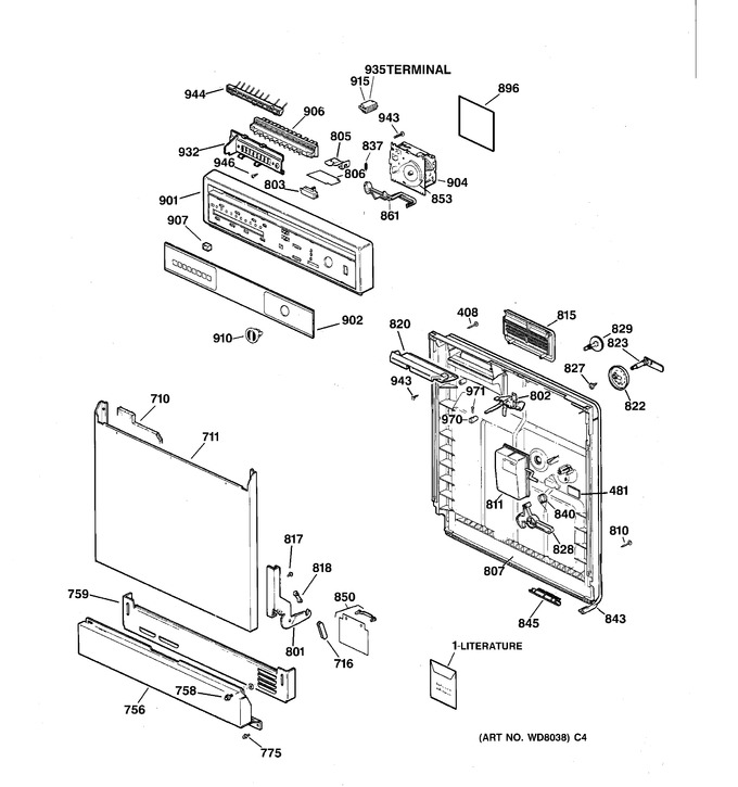 Diagram for GSD3810Z04AA