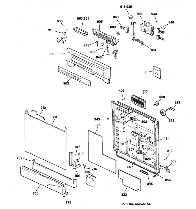 Diagram for GSD4310Z04AA