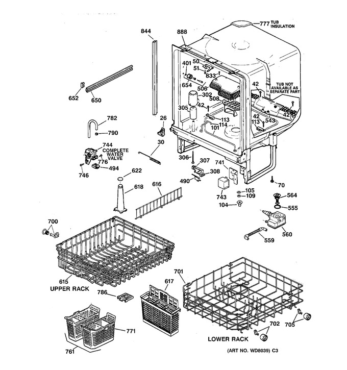 Diagram for GSD4310Z04AA