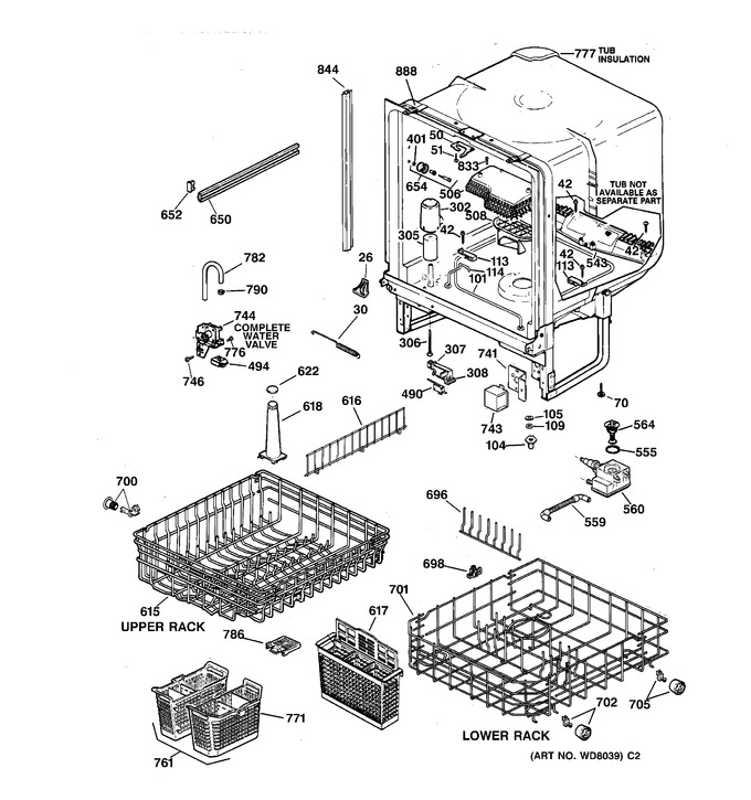 Diagram for GSD4325Z04BB