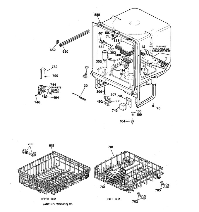 Diagram for GSM2100Z04AD
