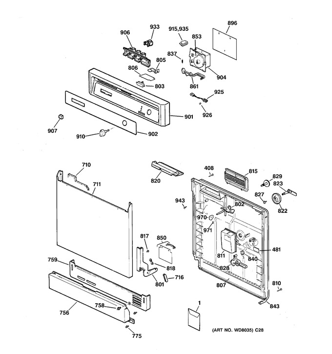 Diagram for GSD3310C04AA