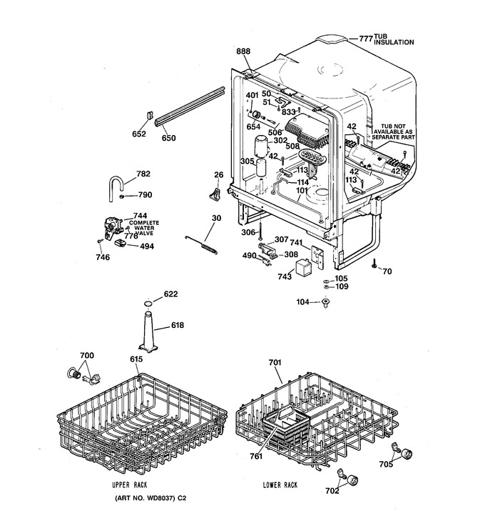 Diagram for GSD3130C04WW