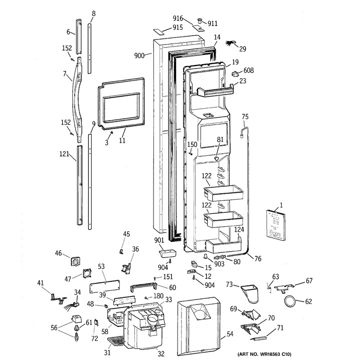 Diagram for TPX24PPBBWW
