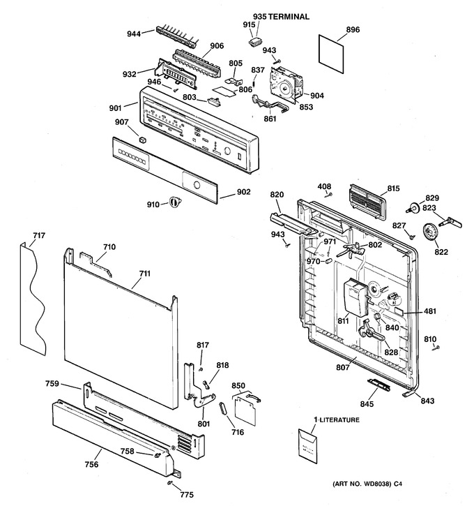 Diagram for GSD3930C05WW