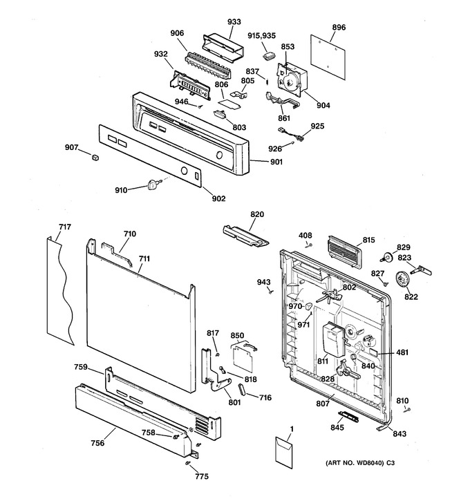 Diagram for GSD3410Z05AA