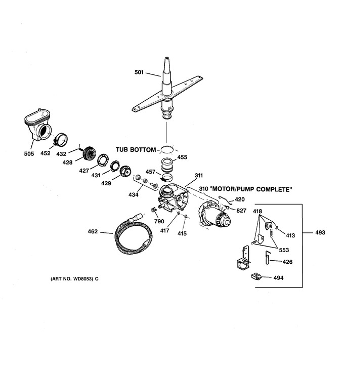 Diagram for GSD3620Z05BB