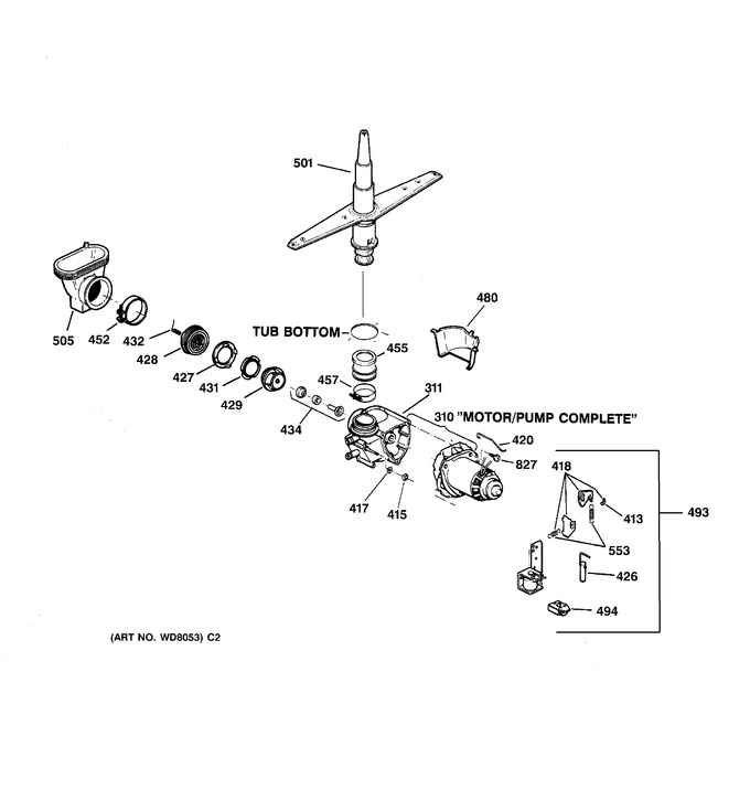 Diagram for GSD3830Z05WW