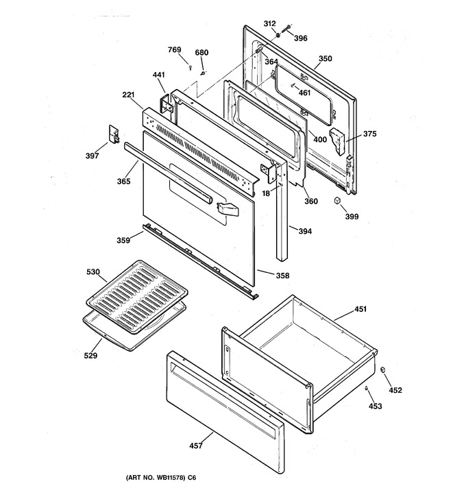 Diagram for JBS61WB1WW