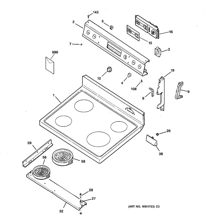Diagram for JBP61WB1WW