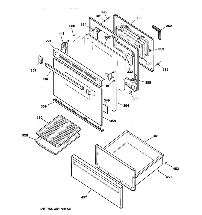 Diagram for JBP61WB1WW