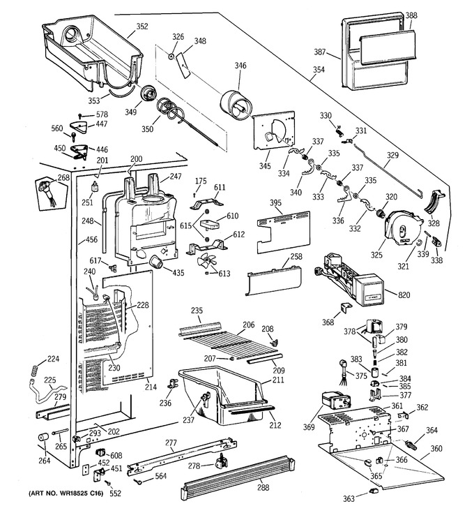 Diagram for TFX25CPCEWW