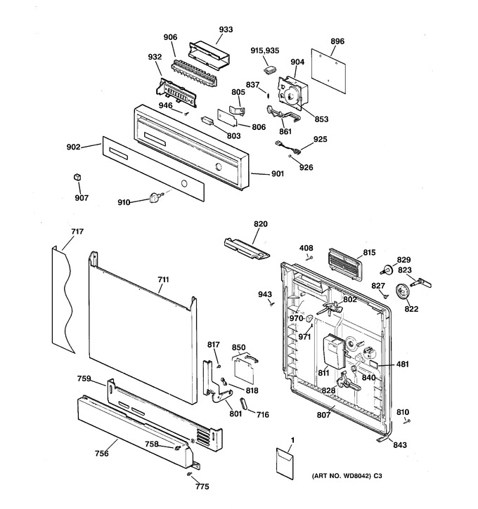 Diagram for HDA3430Z05WW