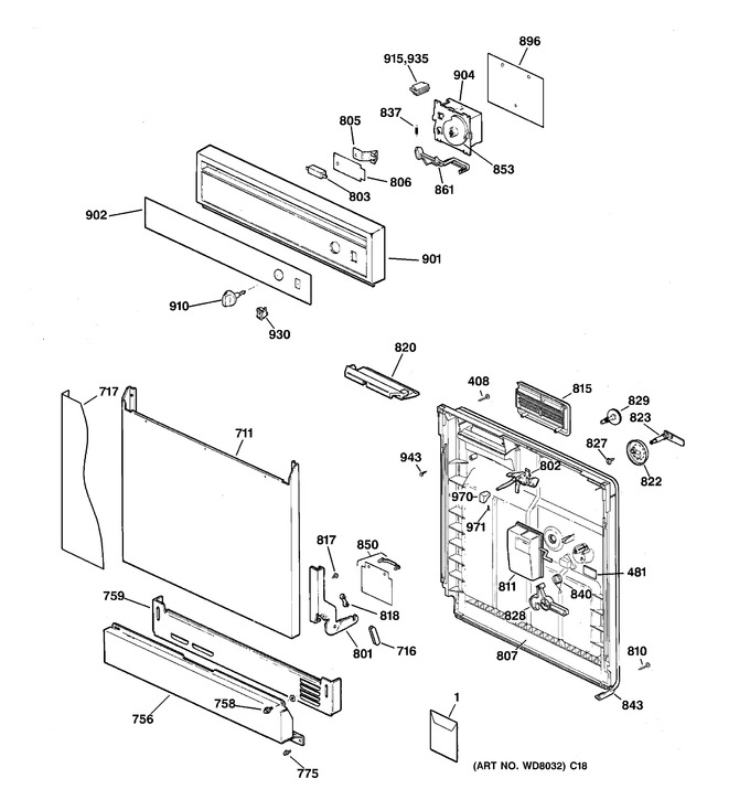 Diagram for HDA2000Z05WH