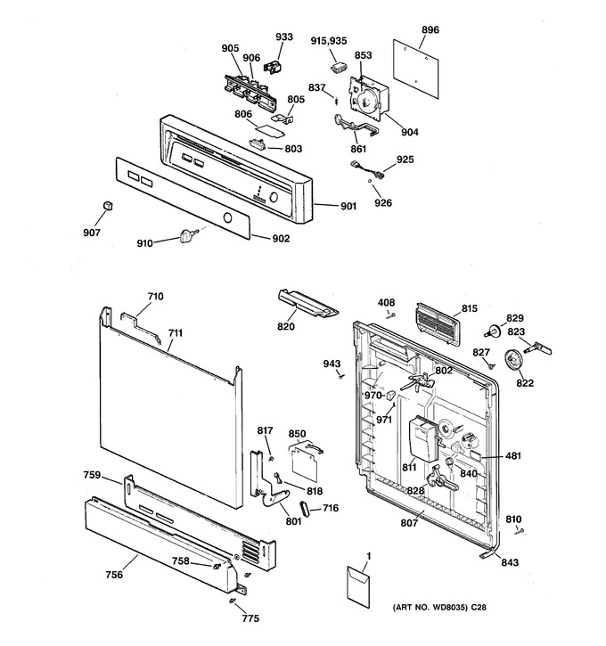 Diagram for GSM2100ZZ2WH