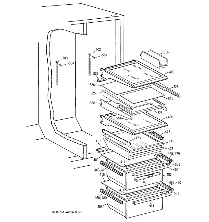 Diagram for TFX26CPDAWW