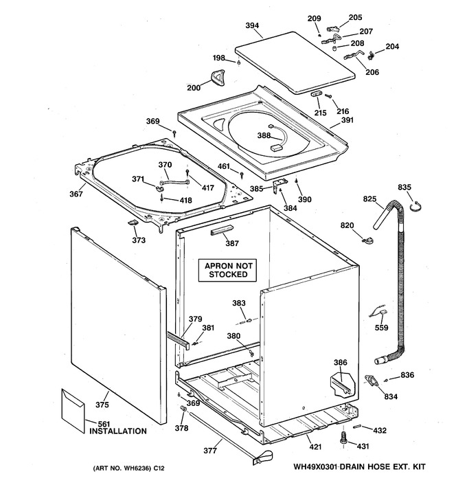 Diagram for WWSE3160A0WW