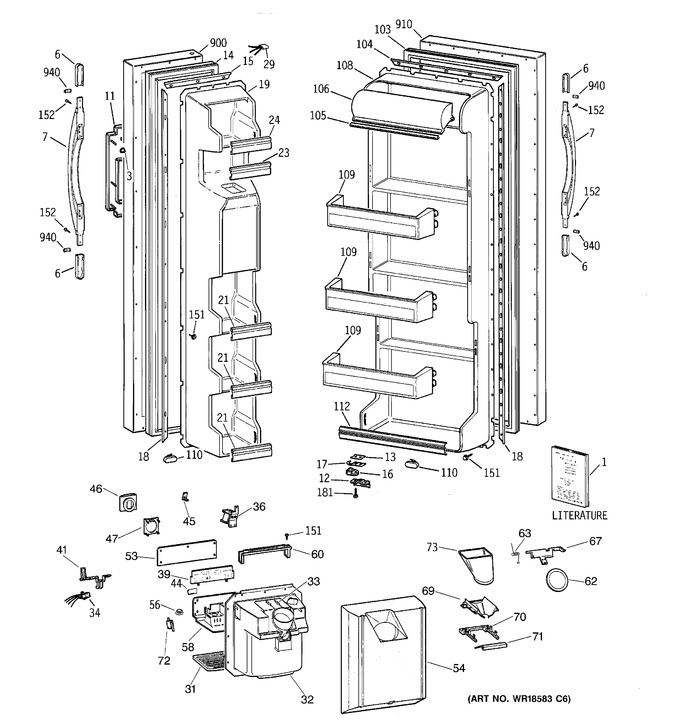 Diagram for CSX22BCBGWH