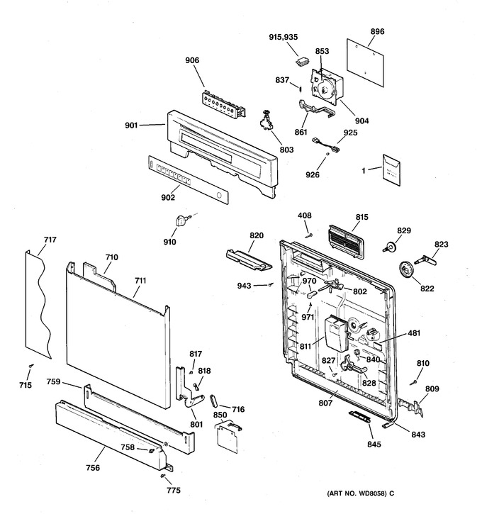 Diagram for GSD3725D01BB