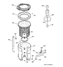 Diagram for 3 - Tub, Basket & Agitator