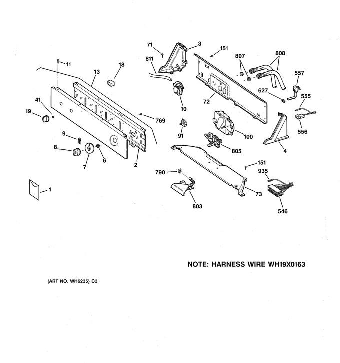 Diagram for WBXR1060TBWW