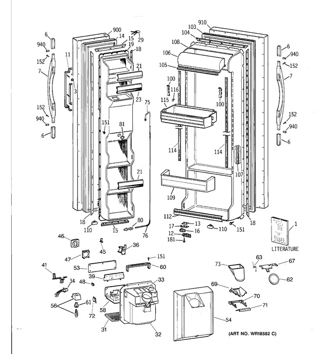 Diagram for CSX25MRCGWW