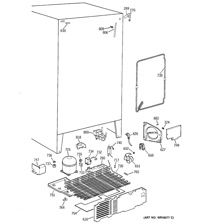 Diagram for CSX25MRCGWW