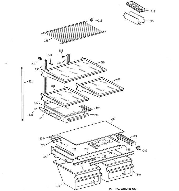 Diagram for TBX18GADBRWW