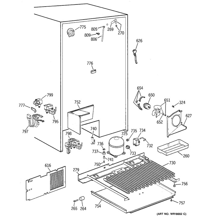 Diagram for TFX28PPCGBB