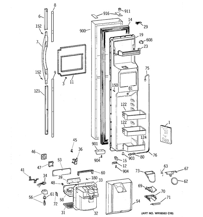 Diagram for TFX30PPBGWW
