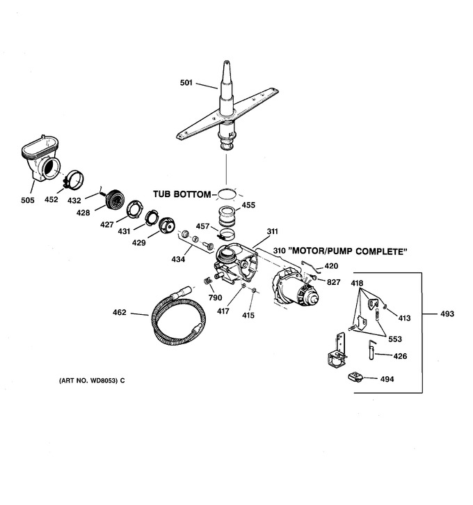 Diagram for GSD2200Z07WH
