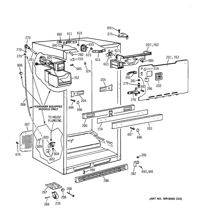 Diagram for TBX18IADARWW
