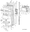 Diagram for 2 - Fresh Food Door