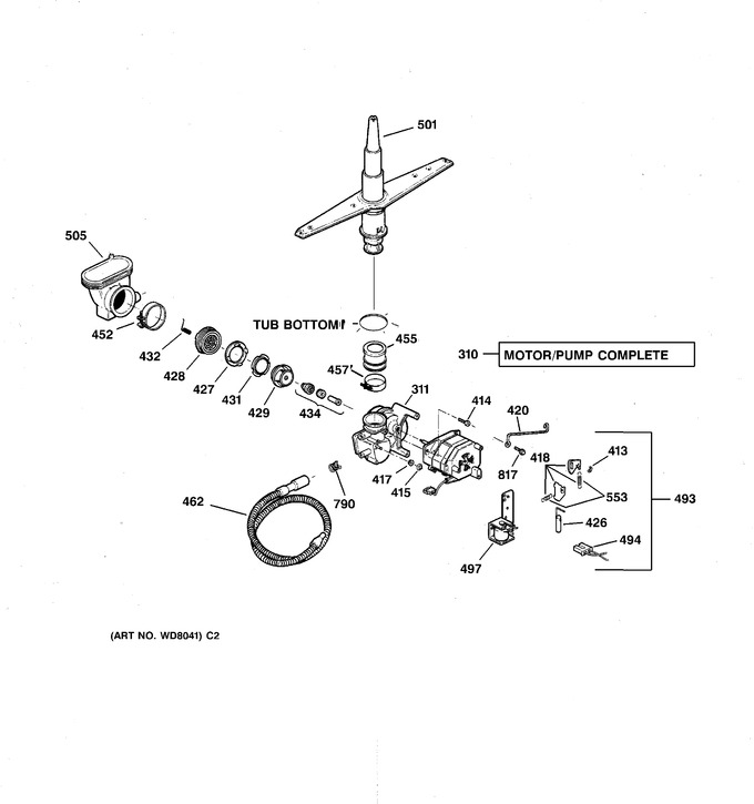Diagram for GSD2325F00BB