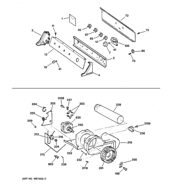 Diagram for DPSR473EW1WW