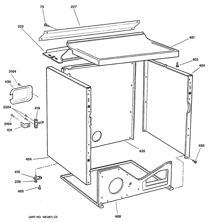 Diagram for DPSR473EW1AA