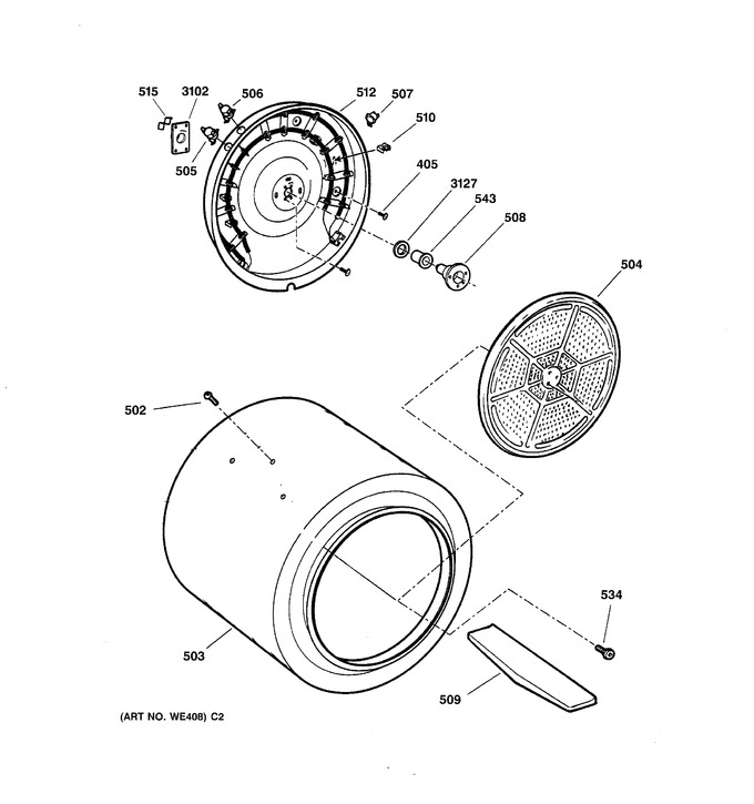 Diagram for DPSR473EW1AA