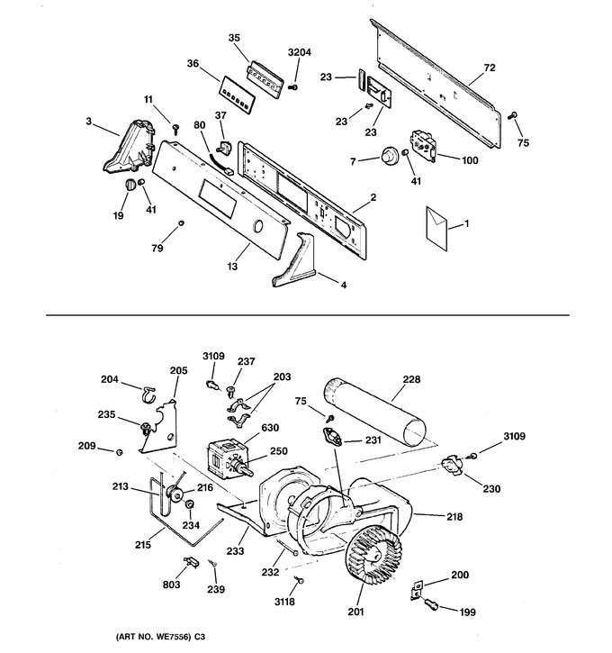 Diagram for DPSF505EW2WW