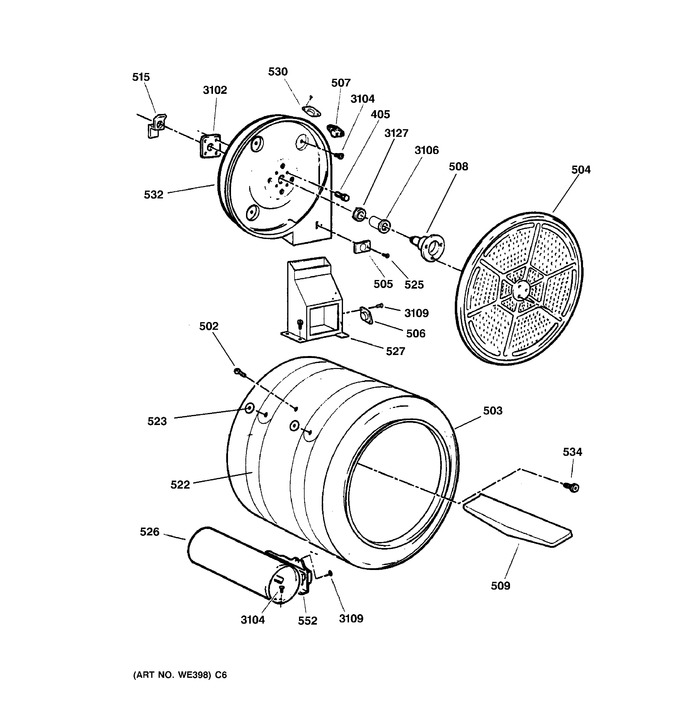 Diagram for DPSR513GA0WW