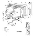 Diagram for 1 - Freezer Door