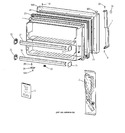 Diagram for 1 - Freezer Door