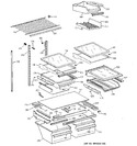 Diagram for 4 - Shelf Parts