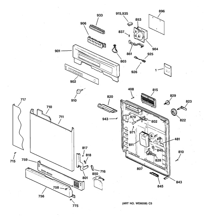 Diagram for GSD3715F00AA