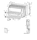 Diagram for 1 - Freezer Door