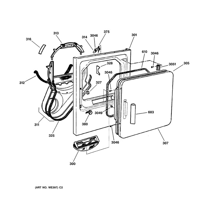 Diagram for DPSR465EA0WW